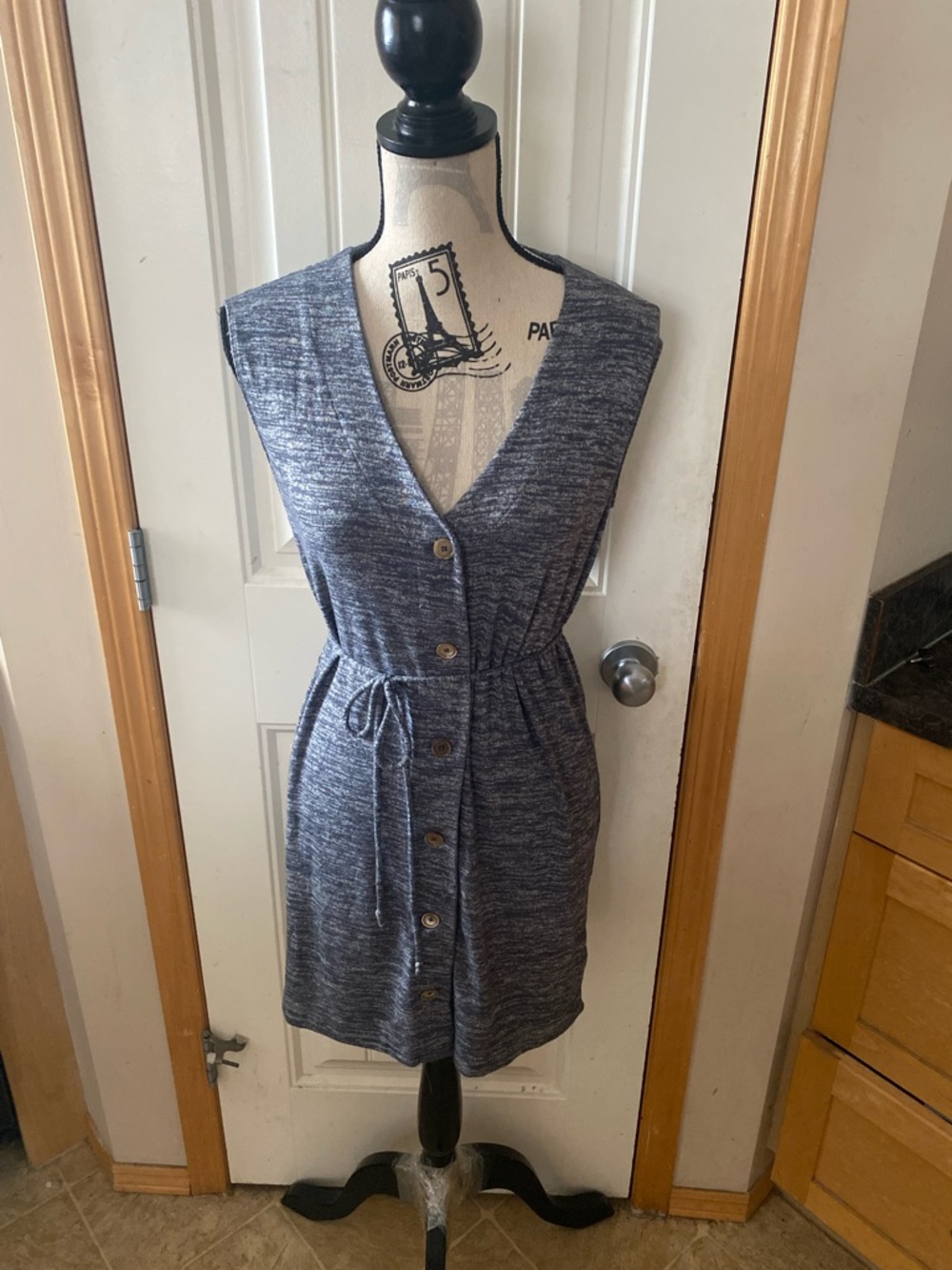 Wilfred Free (Aritzia) Sleeveless Button-Front Dress – XXS